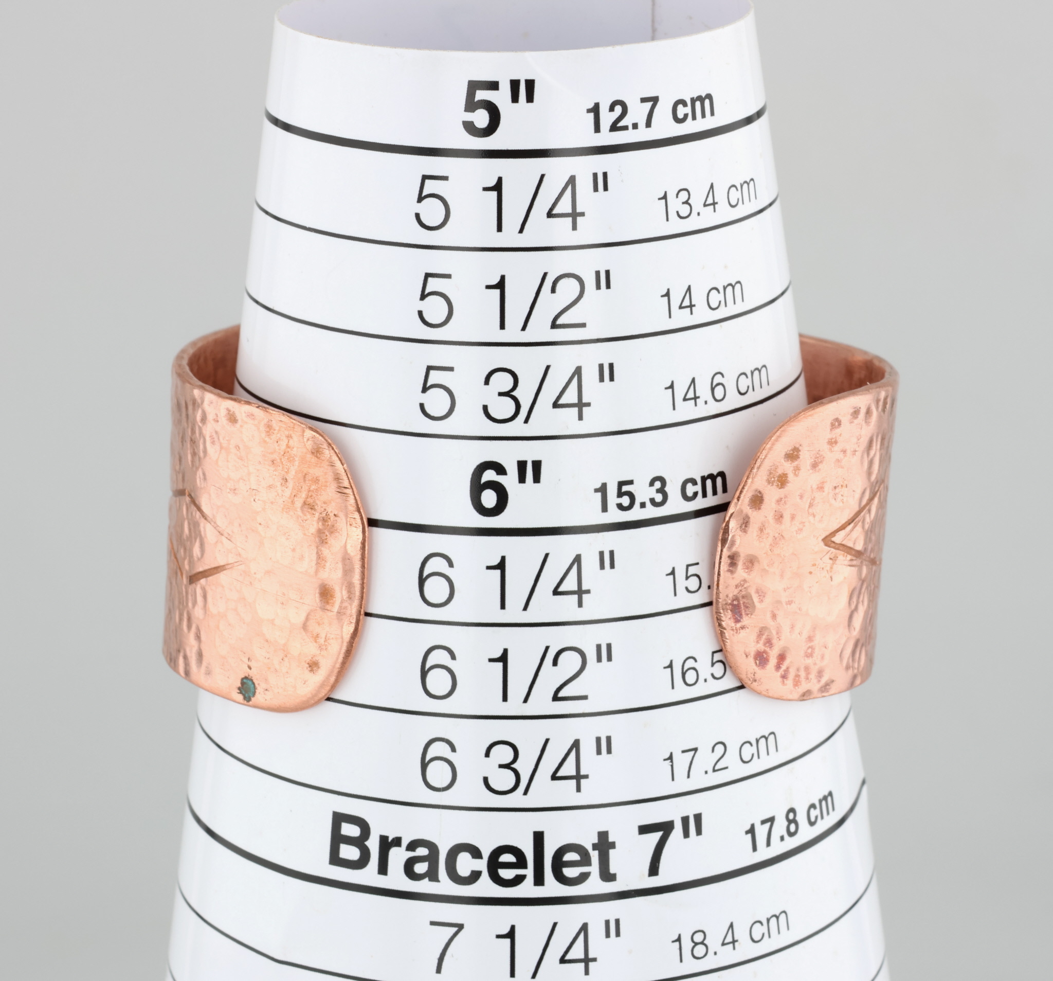 Southwest Copper Hammered Cuff Bracelet