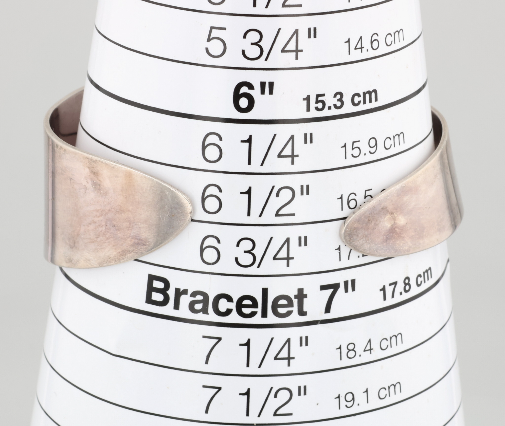 Sterling Gemstone Modernist Cuff Bracelet