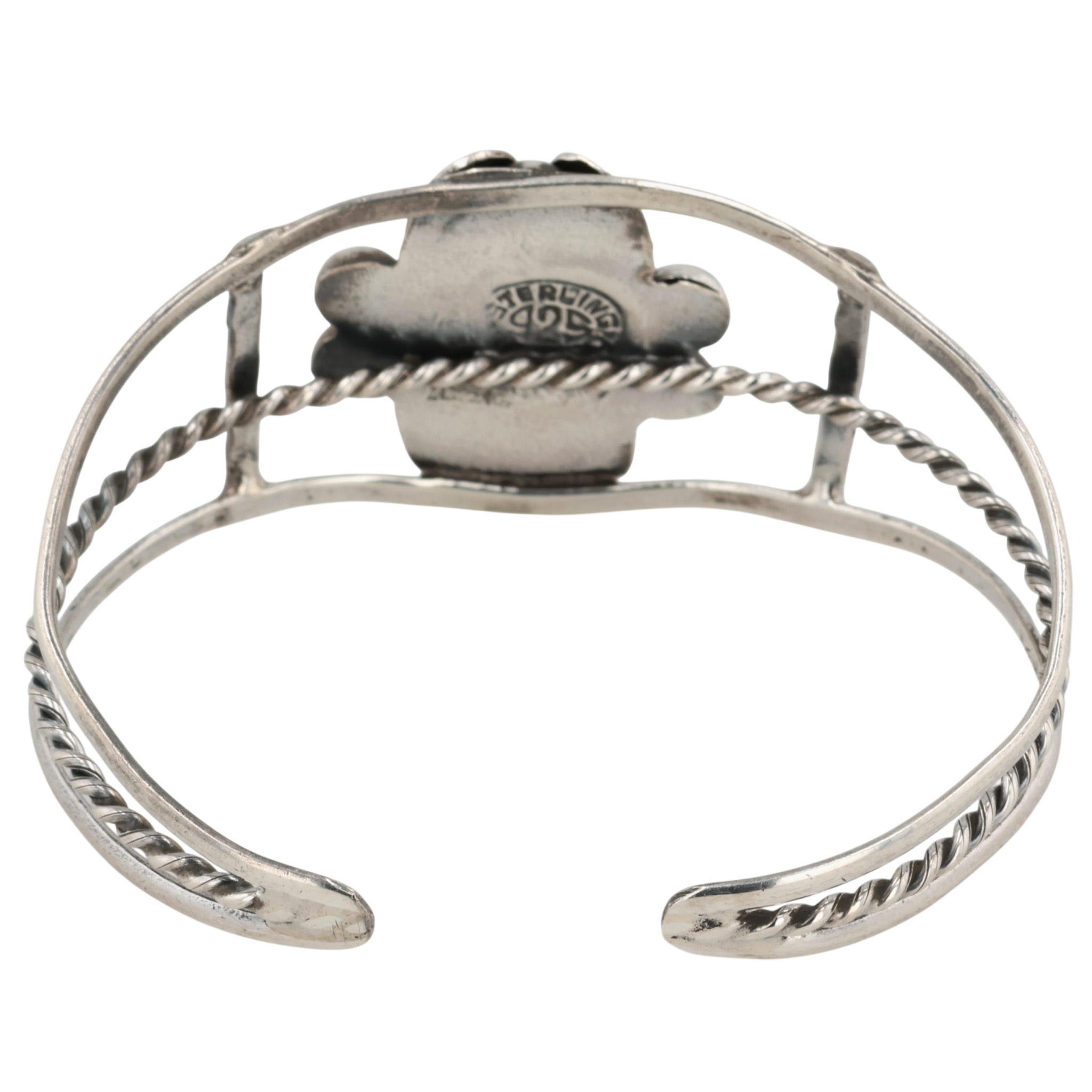 Mexico Sterling Turquoise Cuff Bracelet
