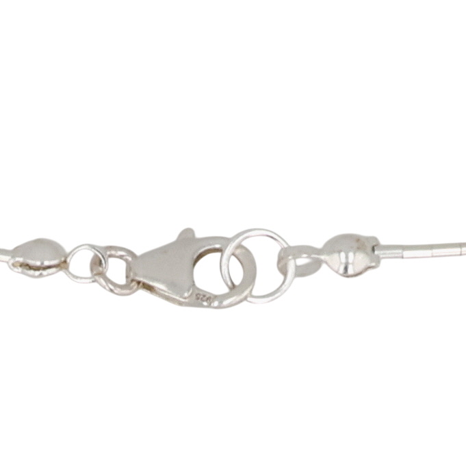 Southwest Sterling Liquid Silver Spiny Oyster Lariat Necklace