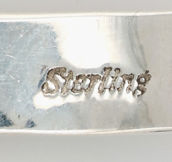 Southwest Sterling Coral Opal Inlay Pendant