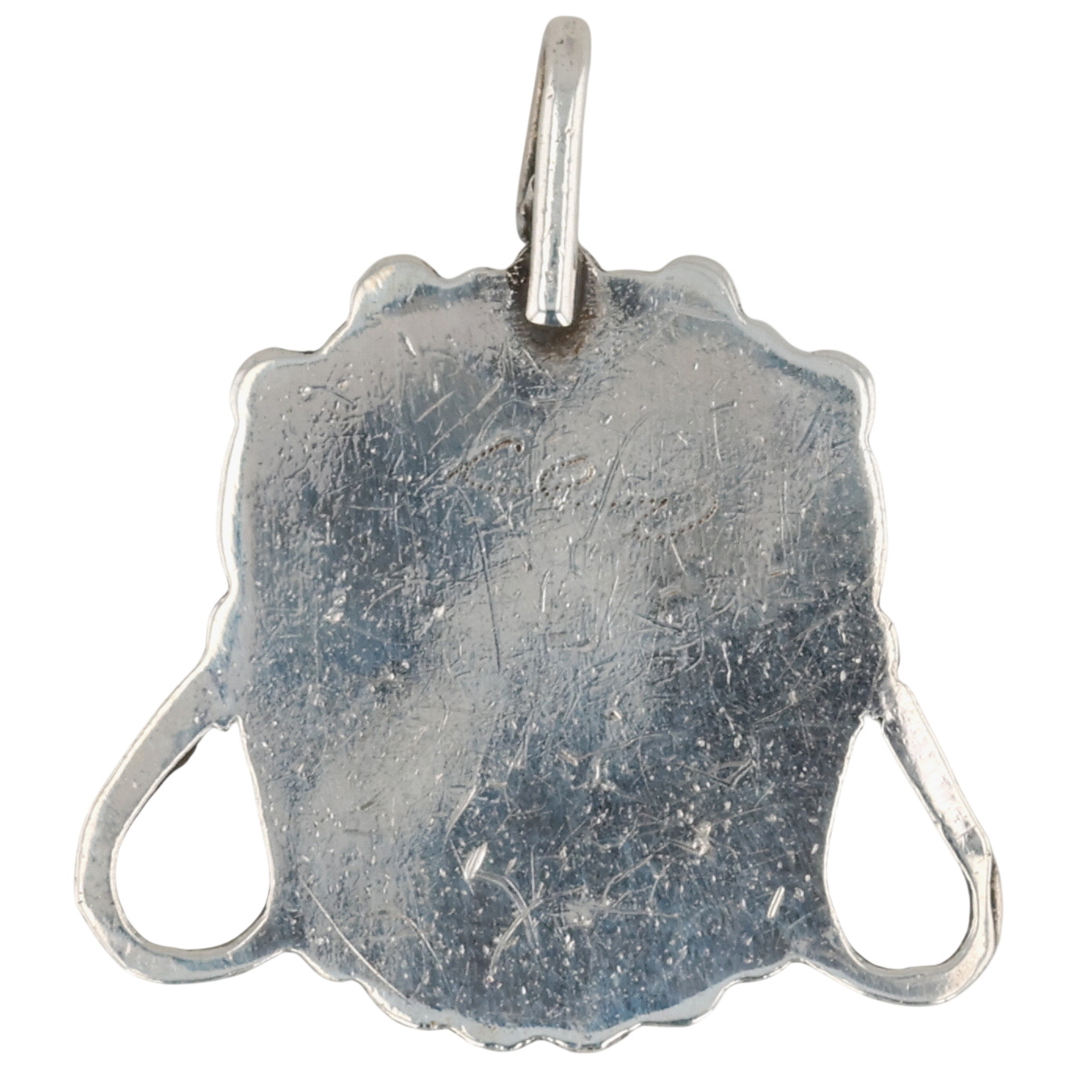 Zuni Sterling Multi-Stone Sunface Inlay Pendant