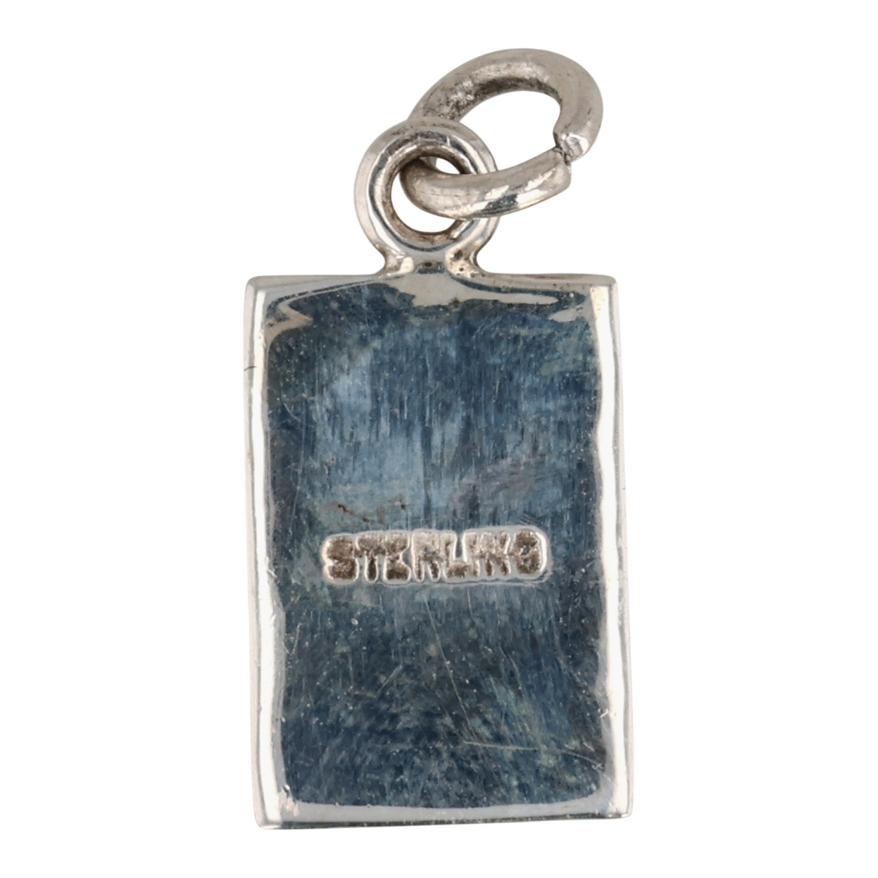 Southwest Sterling Multi-Stone Inlay Pendant
