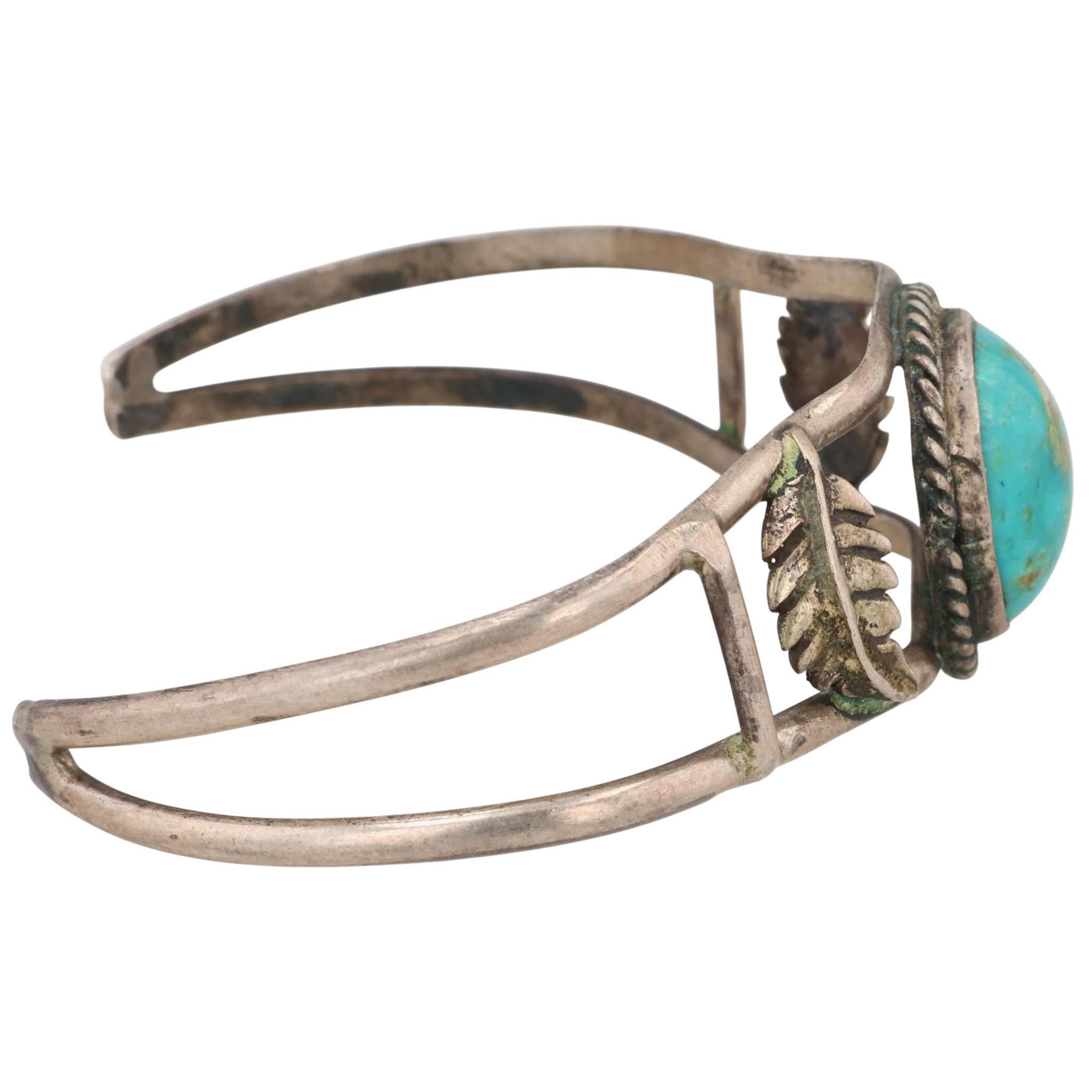 Navajo Sterling Turquoise Cuff Bracelet