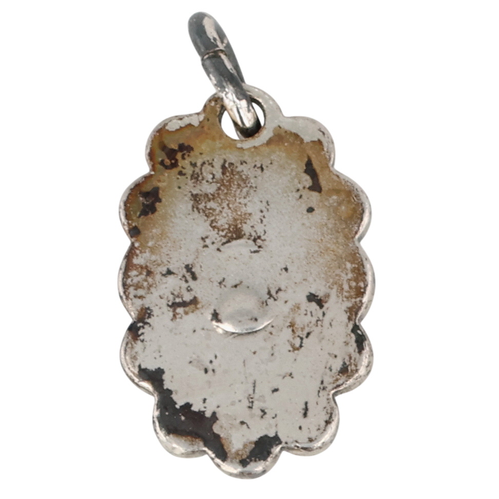Southwest Sterling Turquoise Pendant