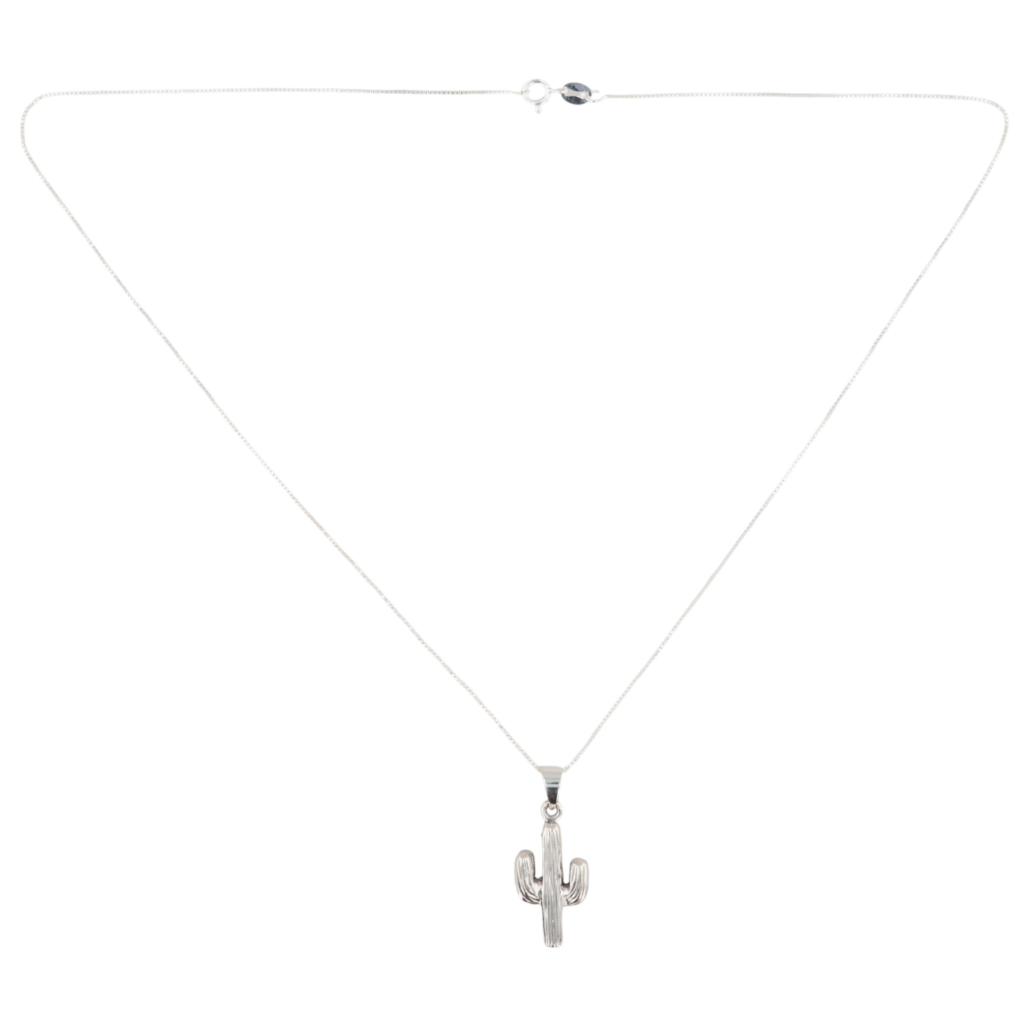 Allen Lee Navajo Sterling Opal Cactus Necklace