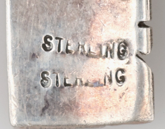 Southwest Sterling Jasper Earrings