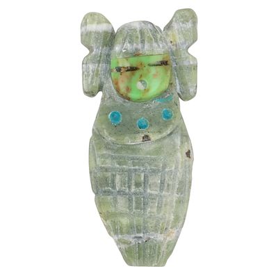 Award Winning Artist Stacey Turpen Navajo Multi-Stone Corn Maiden Fetish Carving / 3g / 