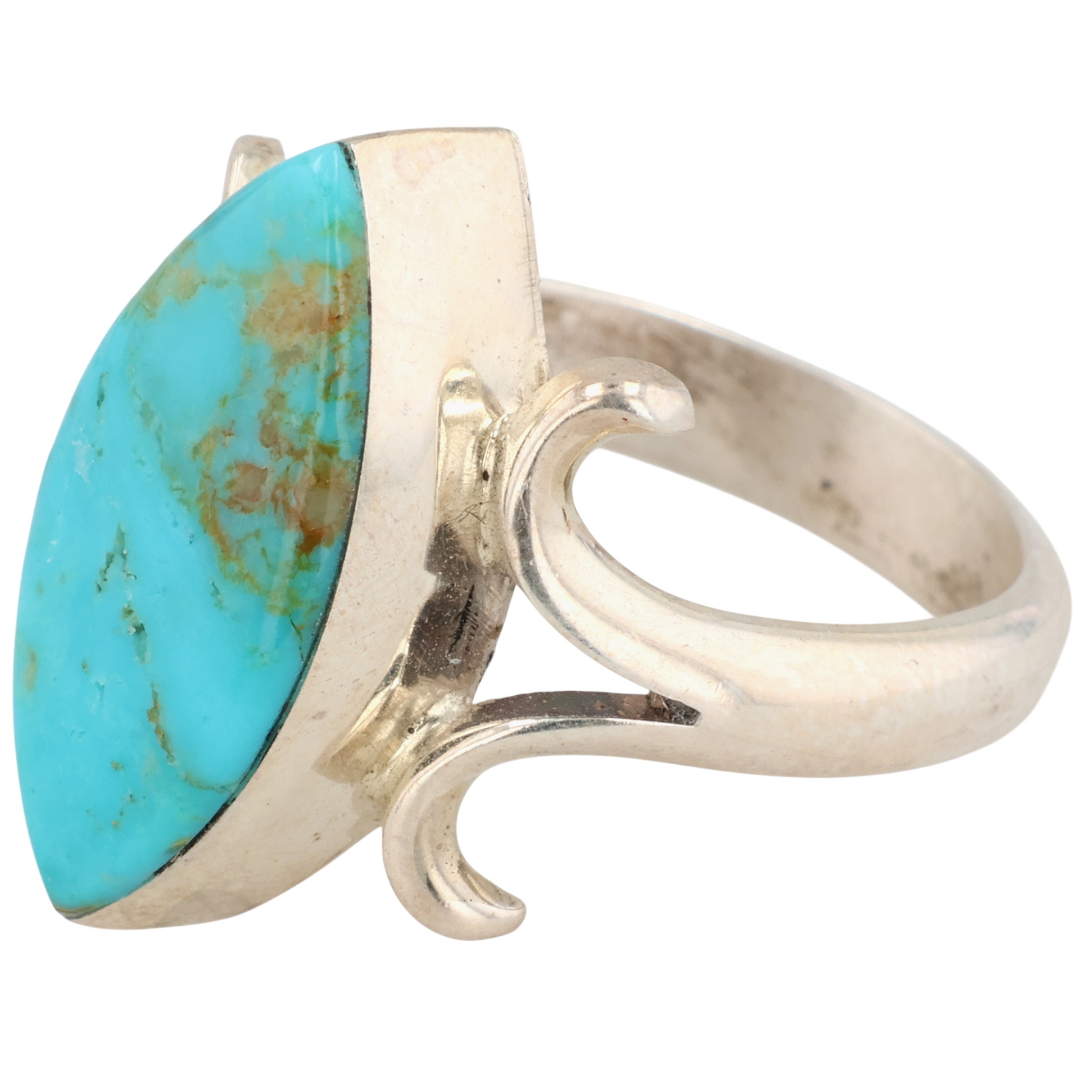 Navajo Sterling Turquoise Ring Sz 7