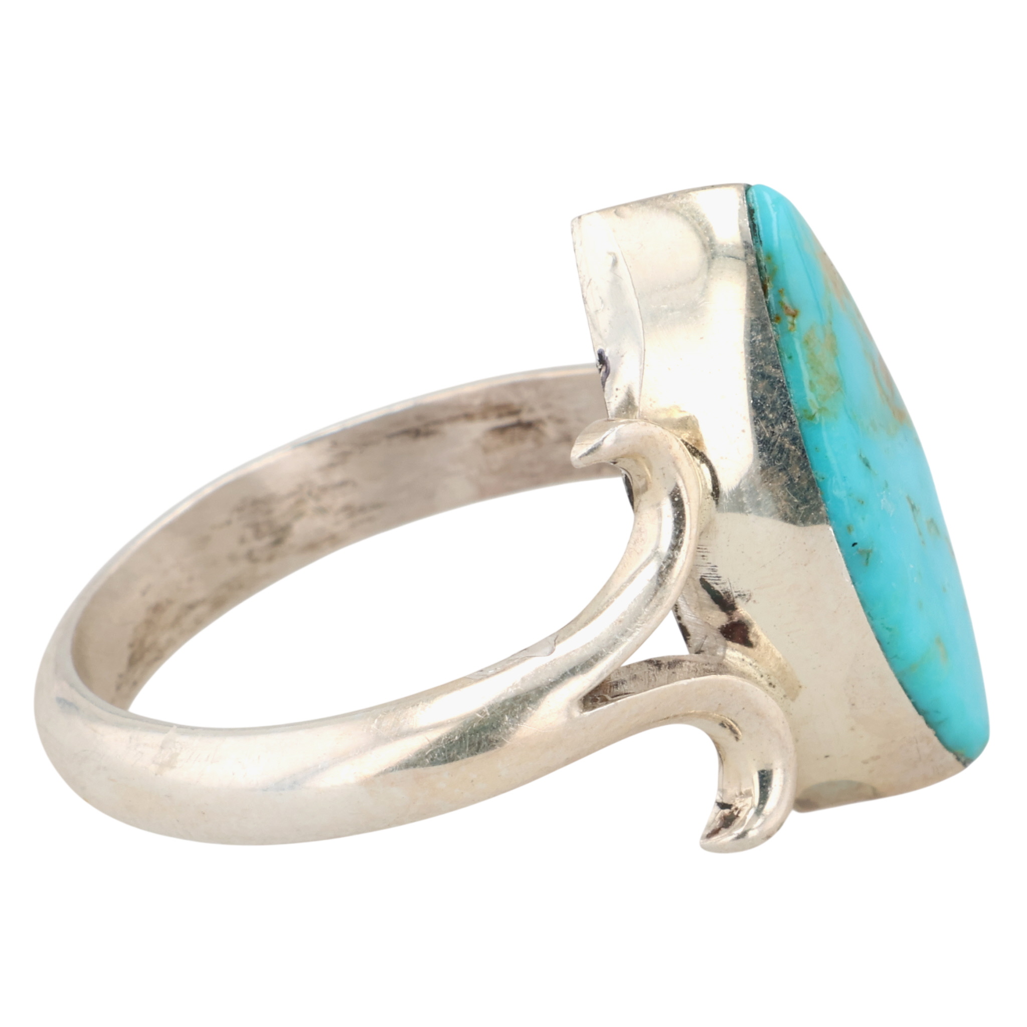 Navajo Sterling Turquoise Ring Sz 7