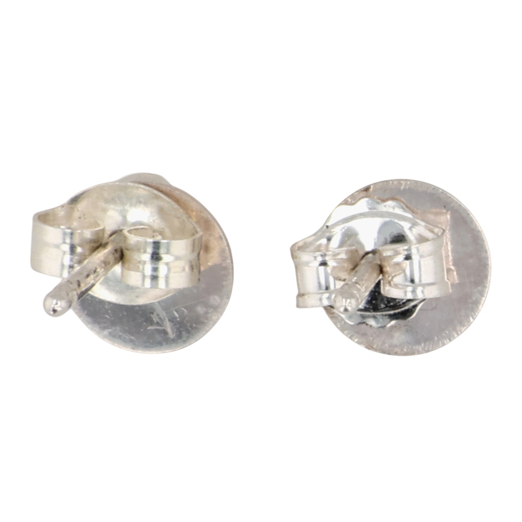 Gilbert Weebothee Zuni Sterling Coral Earrings