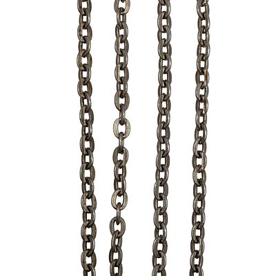 Silver Tone Rolo Chain Necklace. Silver Tone Metal 2mm Rolo Chain Necklace. 26in Length. 5.2g