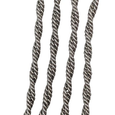Avon Sterling Silver Rope Chain Necklace. Avon Sterling Silver 3mm Rope Chain Necklace. 17in 