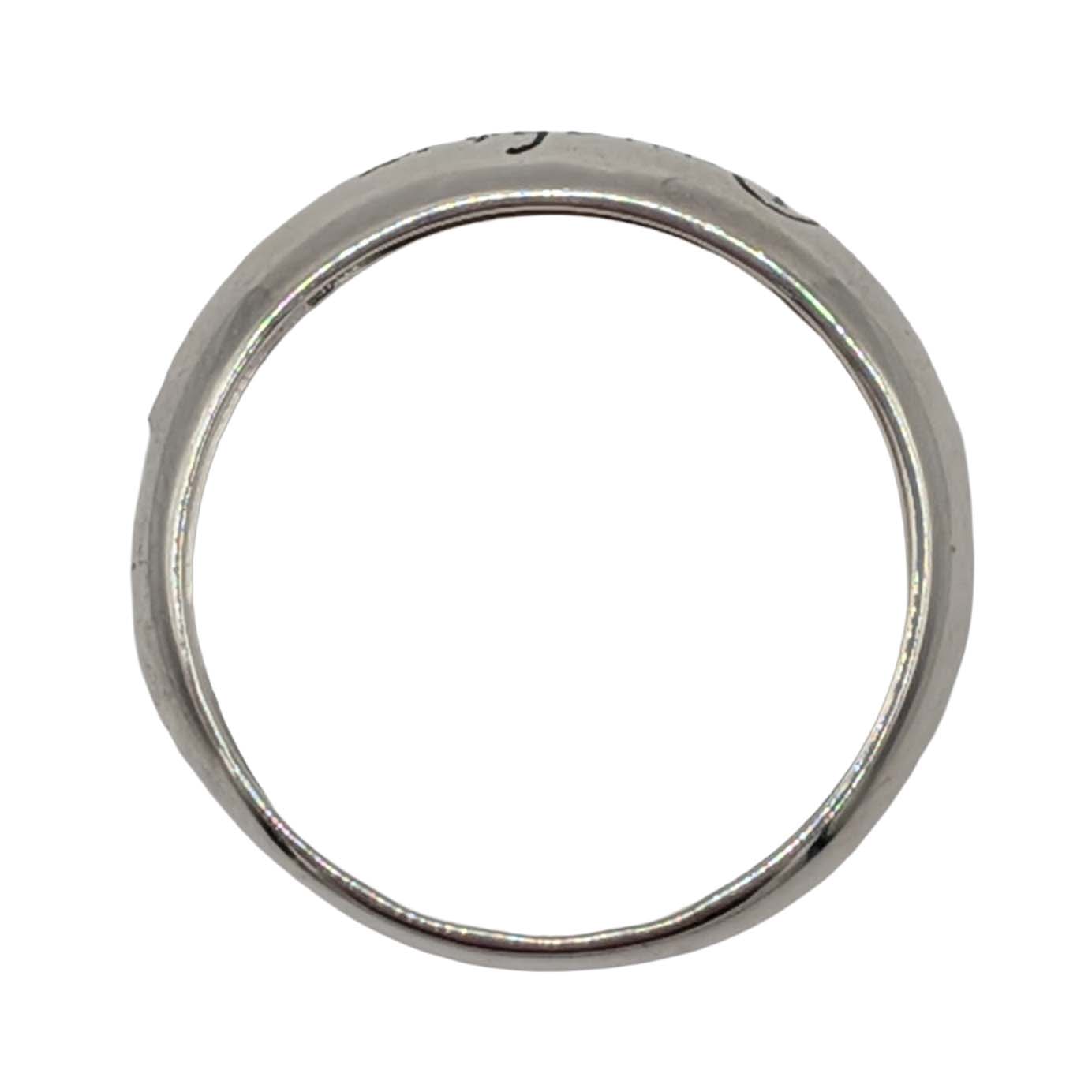 Signed Sterling Silver Daughter Engraved Band Ring Size 6.25