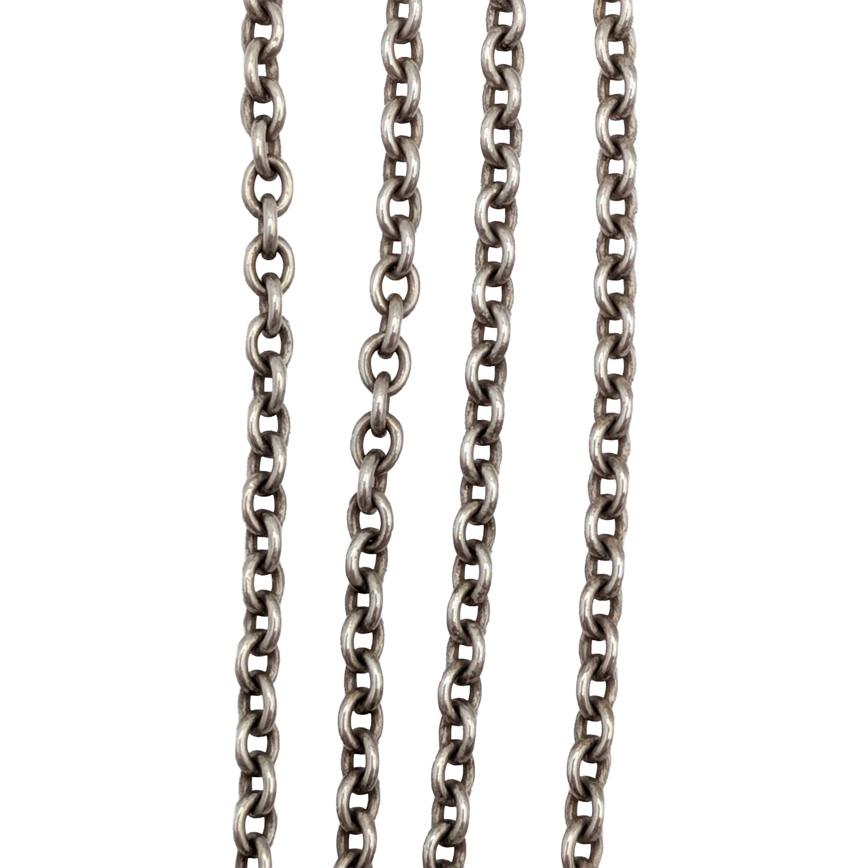 Sterling Silver Rolo Chain Necklace