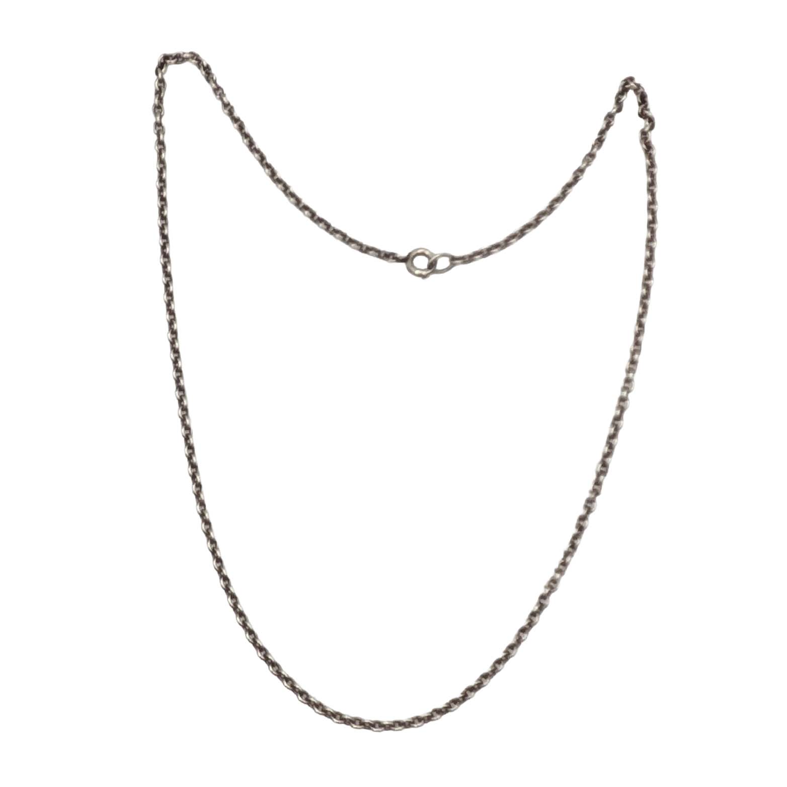 Sterling Silver Rolo Chain Necklace