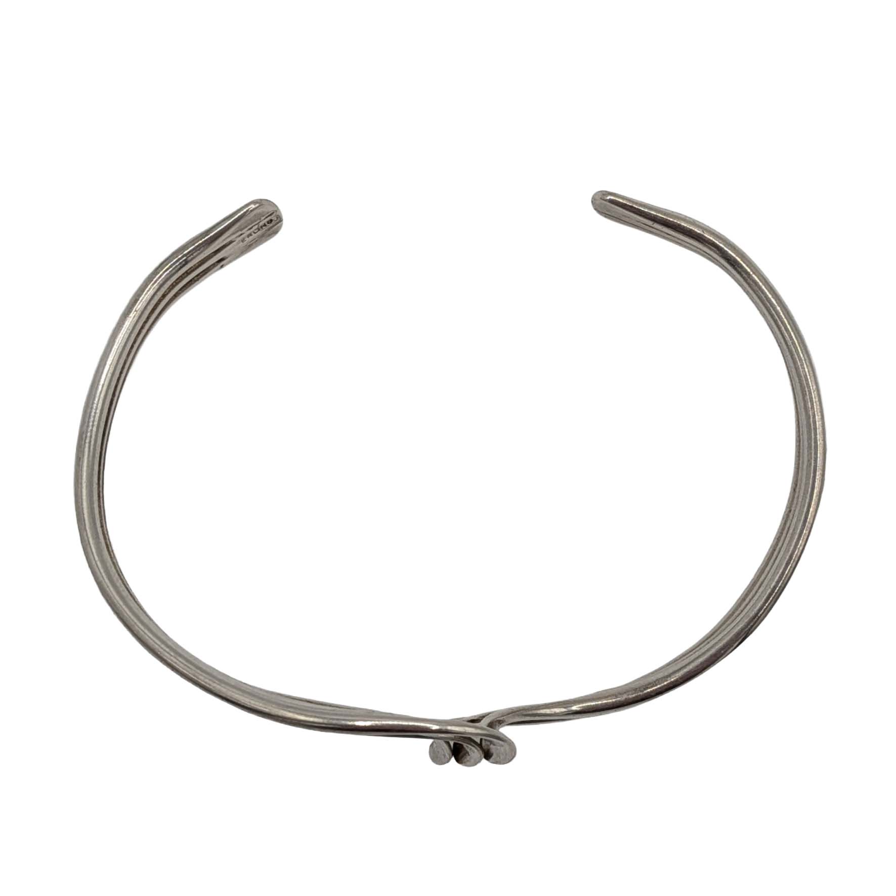 Sterling Silver Triple Wave Cuff Bracelet