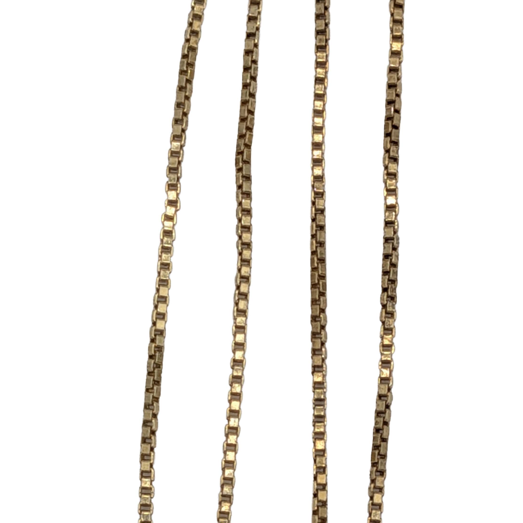 Ross Simons Italy Gold Over Sterling Silver Box Chain Necklace