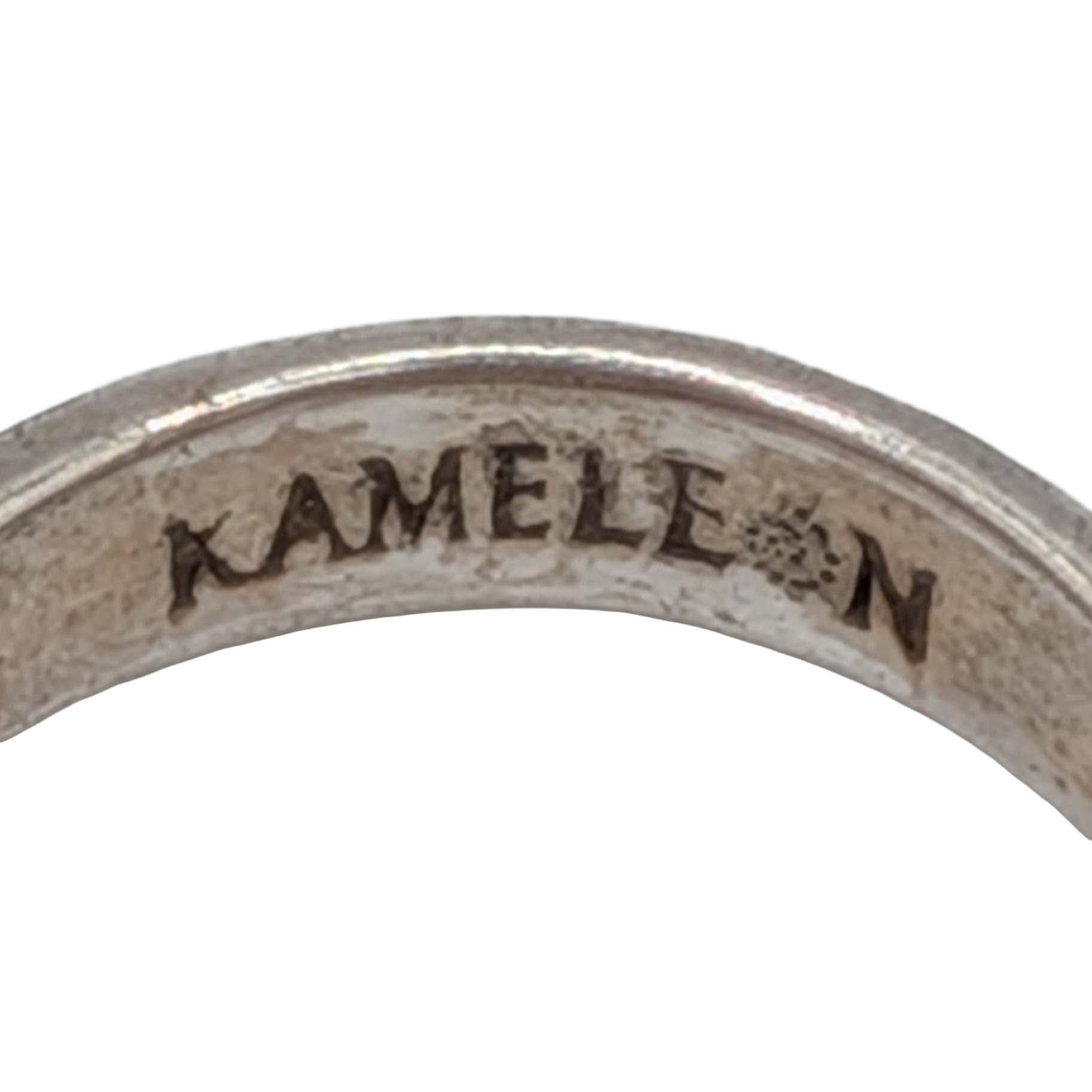 Kameleon Sterling Silver Pink Opal Ring Size 4.5