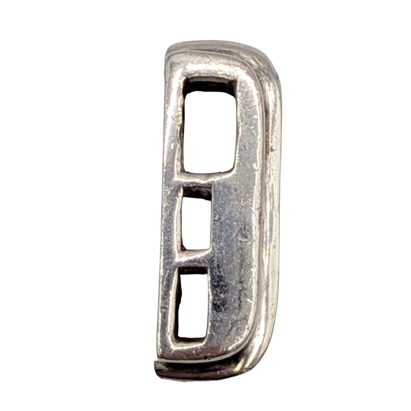 Sterling Silver Modern Vertical Slide Pendant