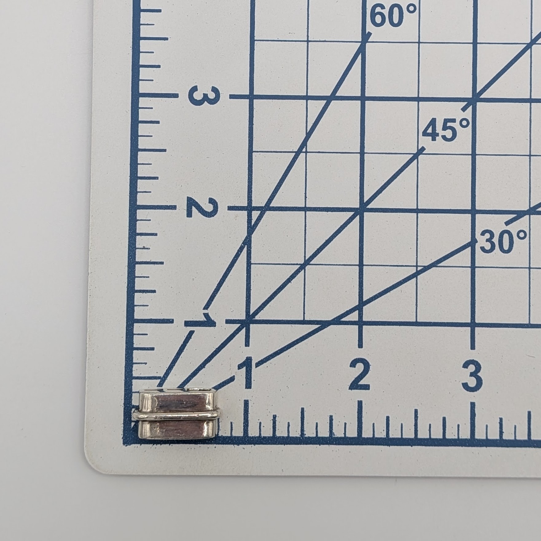 Sterling Silver Modern Vertical Slide Pendant
