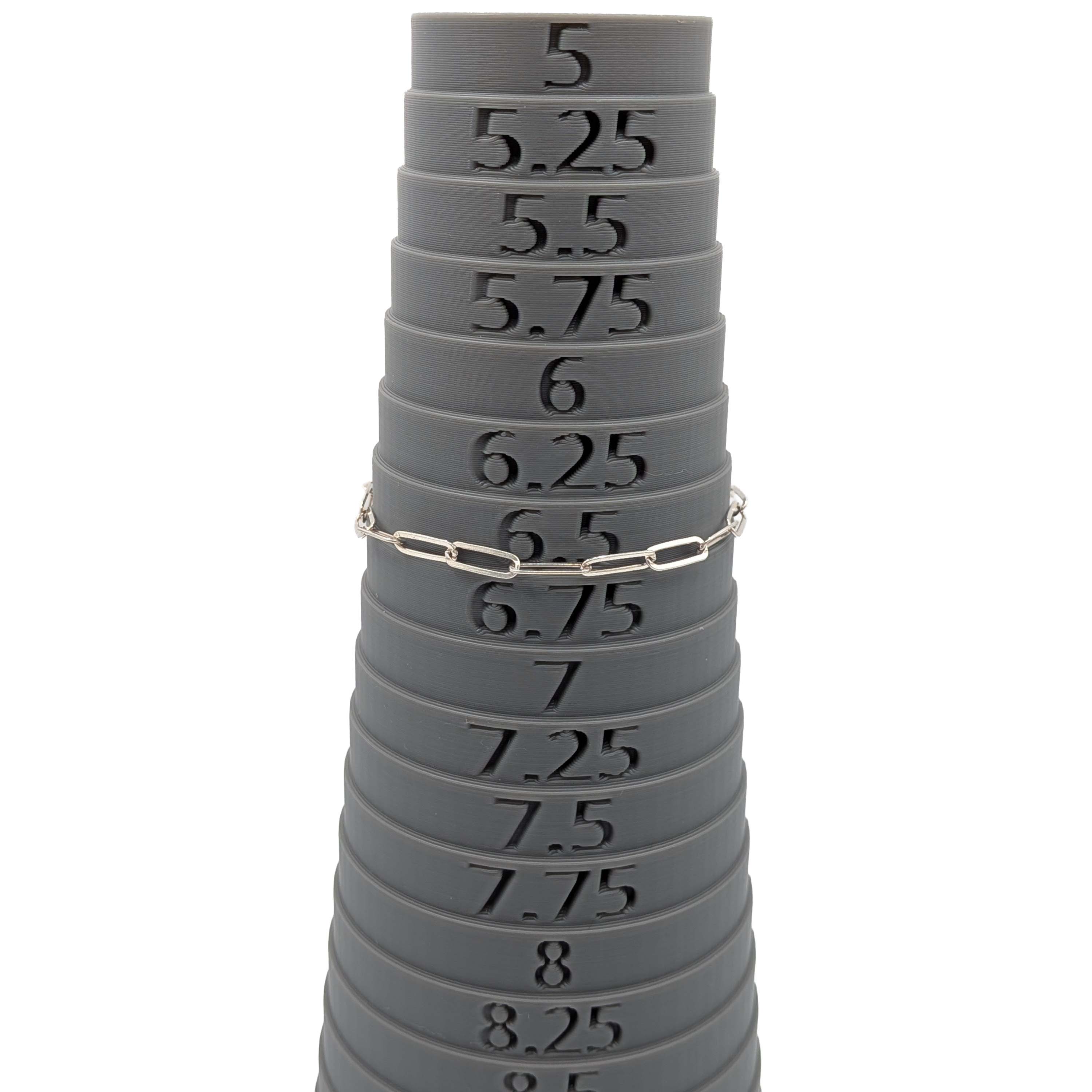 Dyadema Italy Sterling Silver Paperclip Bracelet