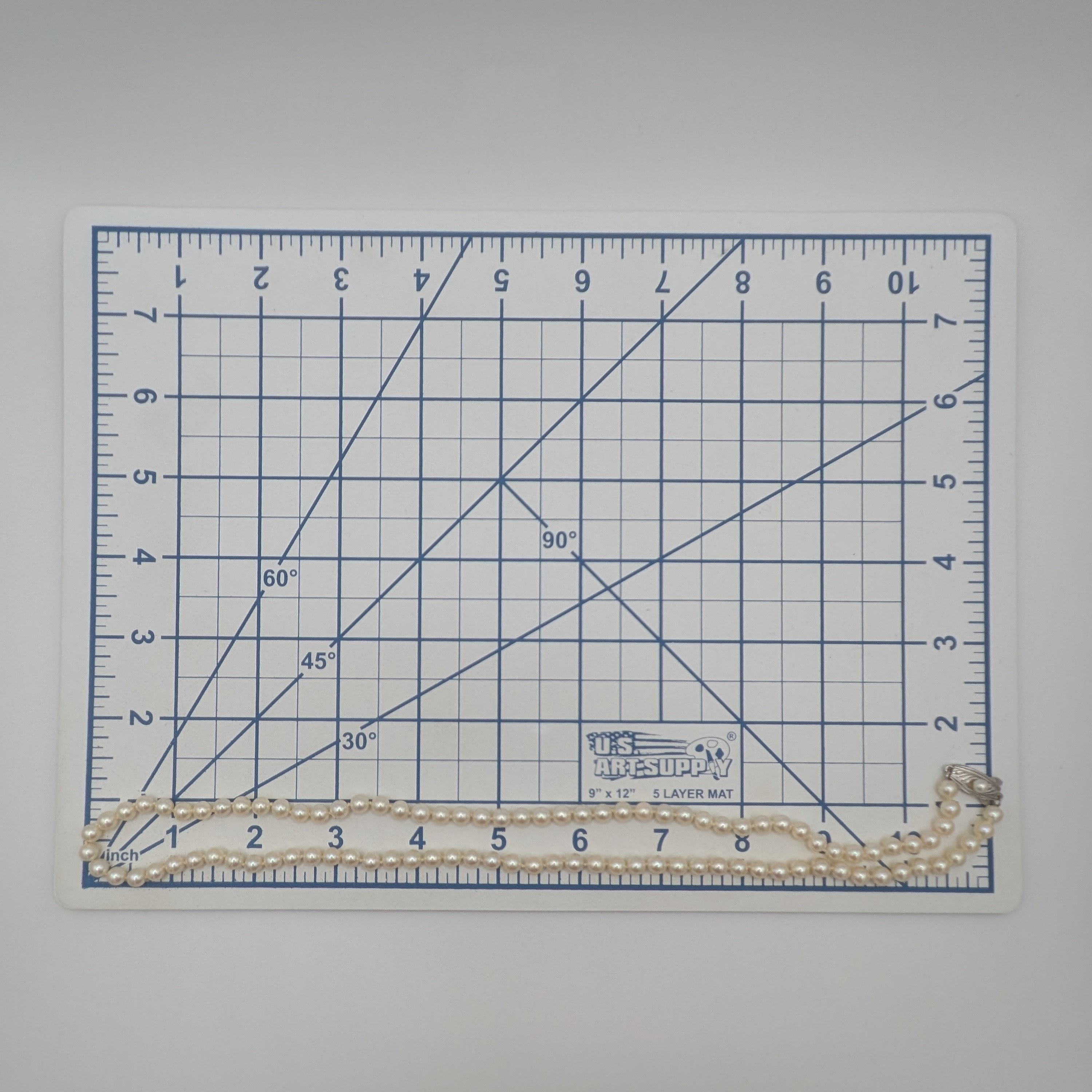 Signed Sterling Silver Pearl Strand Necklace