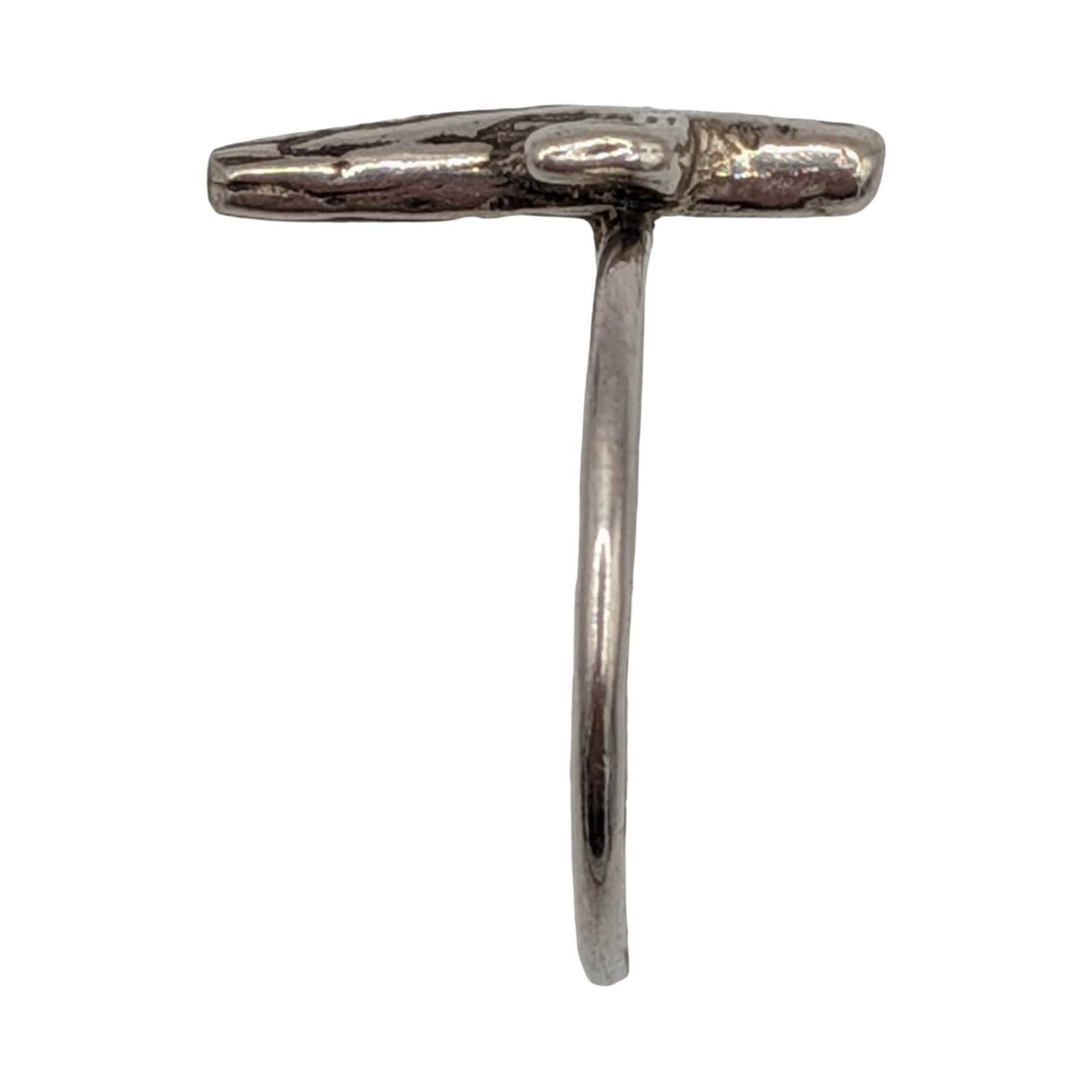 Signed Sterling Silver Saguaro Cactus Ring Size 8.5