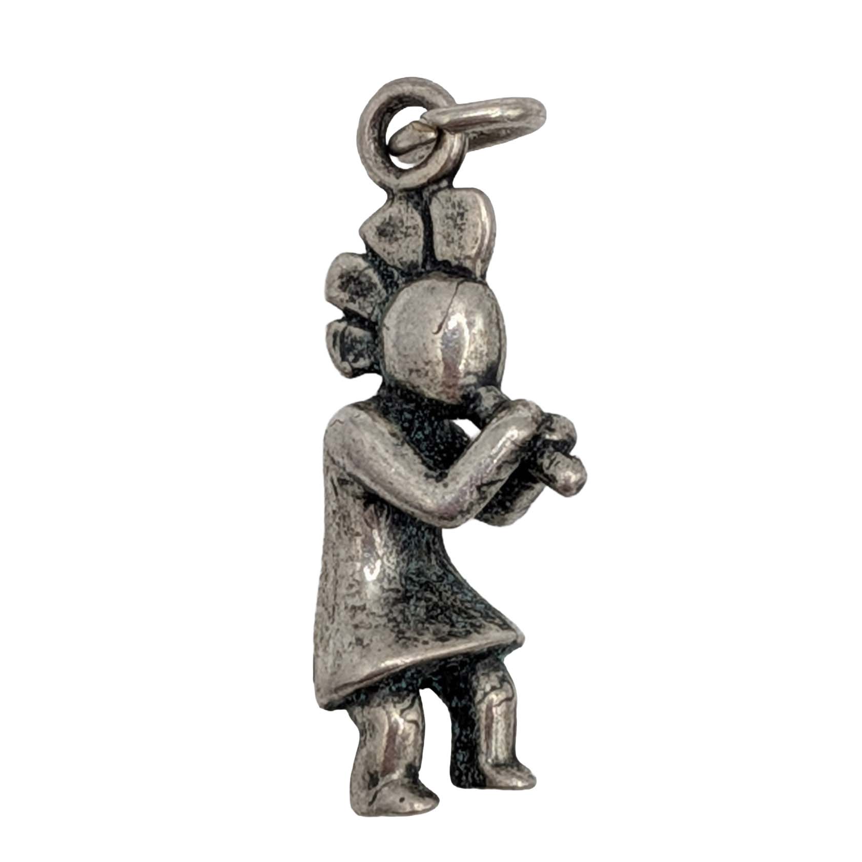 Carolyn Pollack Sterling Silver Kokopelli Charm