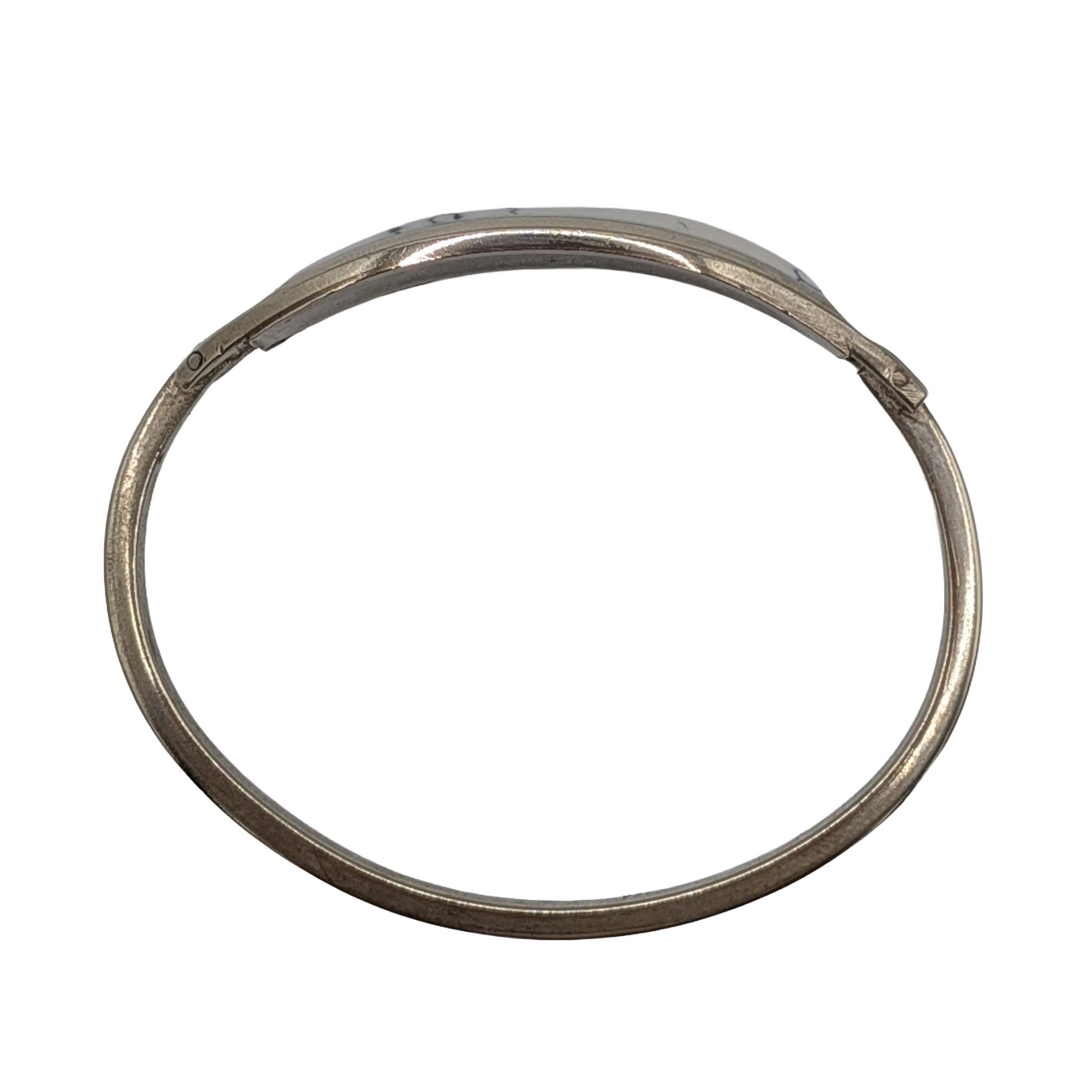 Mexico Alpaca Silver Howlite Bracelet