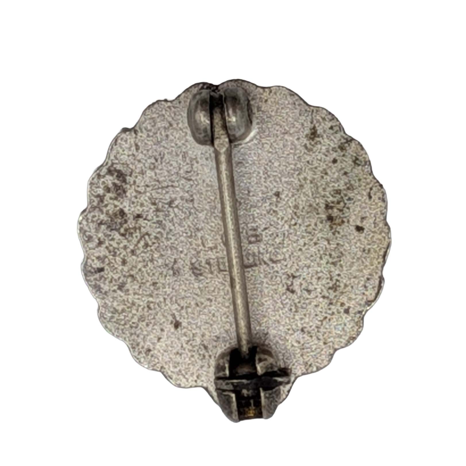 Signed Vintage Sterling Silver Holstein Junior Member Pin