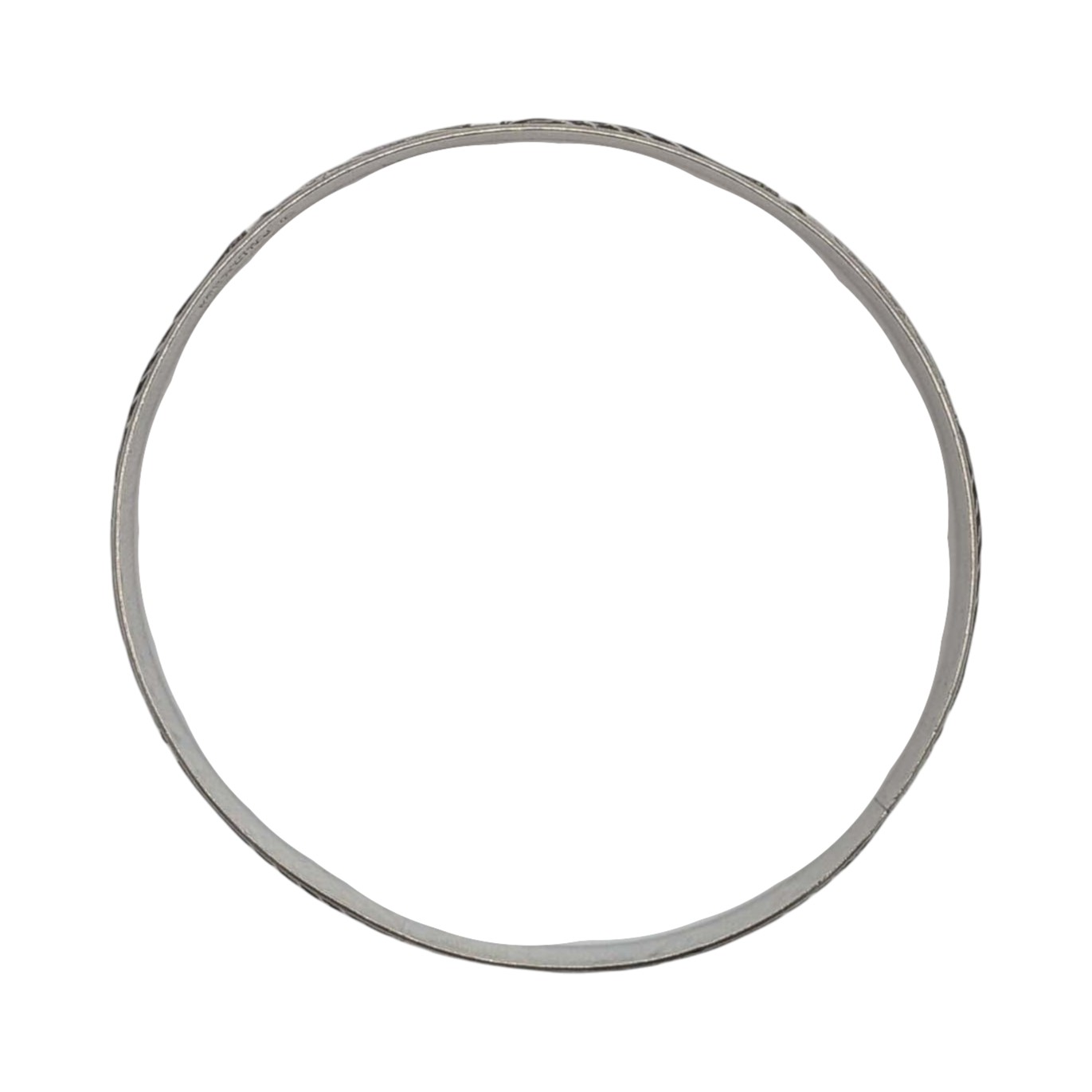 Danecraft Sterling Silver Modern Pattern Bangle Bracelet