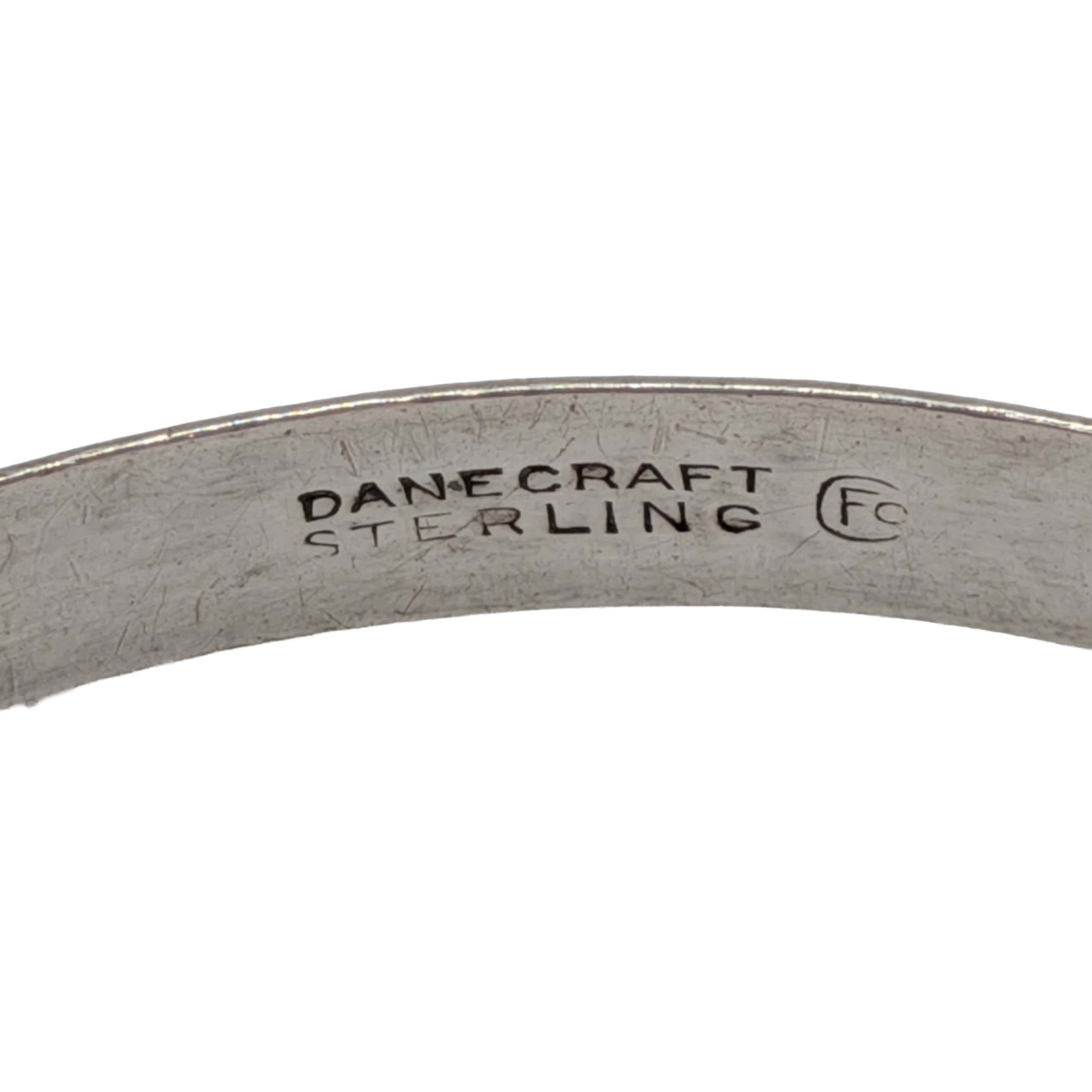 Danecraft Sterling Silver Modern Pattern Bangle Bracelet