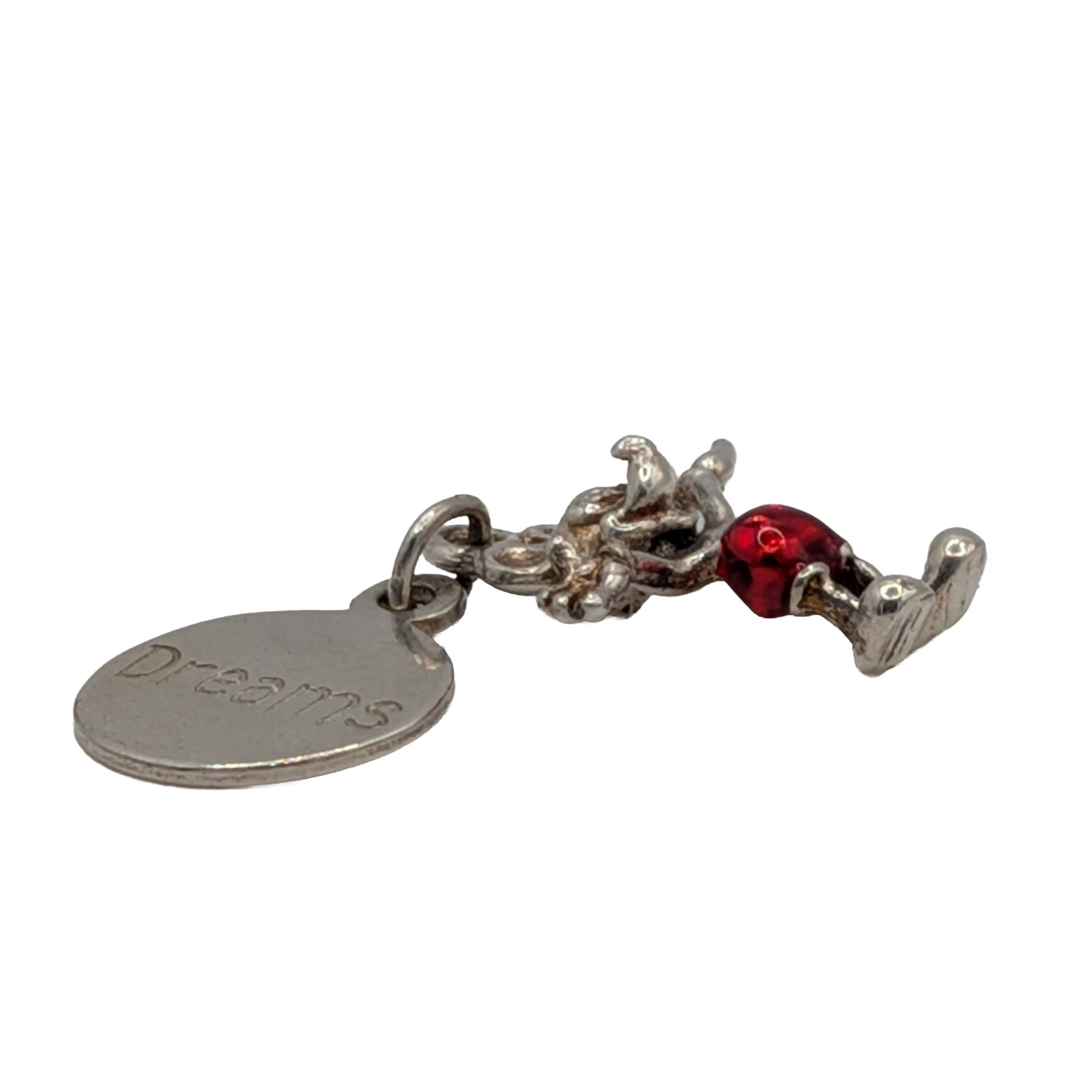 Disney Sterling Silver Enamel Mickey Mouse Dreams Charm