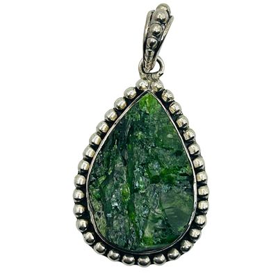 ARYA Sterling Jade Tear Drop Pendant. Arya Sterling Jade tear drop pendant. 18.7g