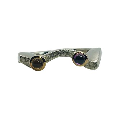 Signed Sterling 14k Ring Sz 6.5. Signed RF Sterling 14k ring size 6.5. 4.7g