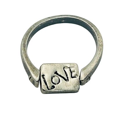 Disney Sterling Love Ring Size 5. Disney Sterling love ring size 5. 3.5g