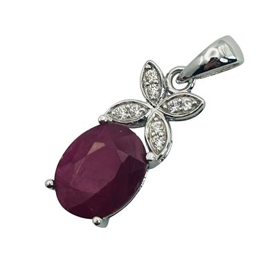 Stauer Sterling Ruby Pendant. Stauer Sterling ruby pendant. 2.1g