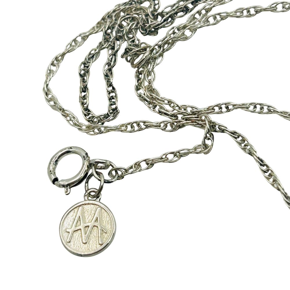 Lot 162: Sterling Rope Chain Necklace