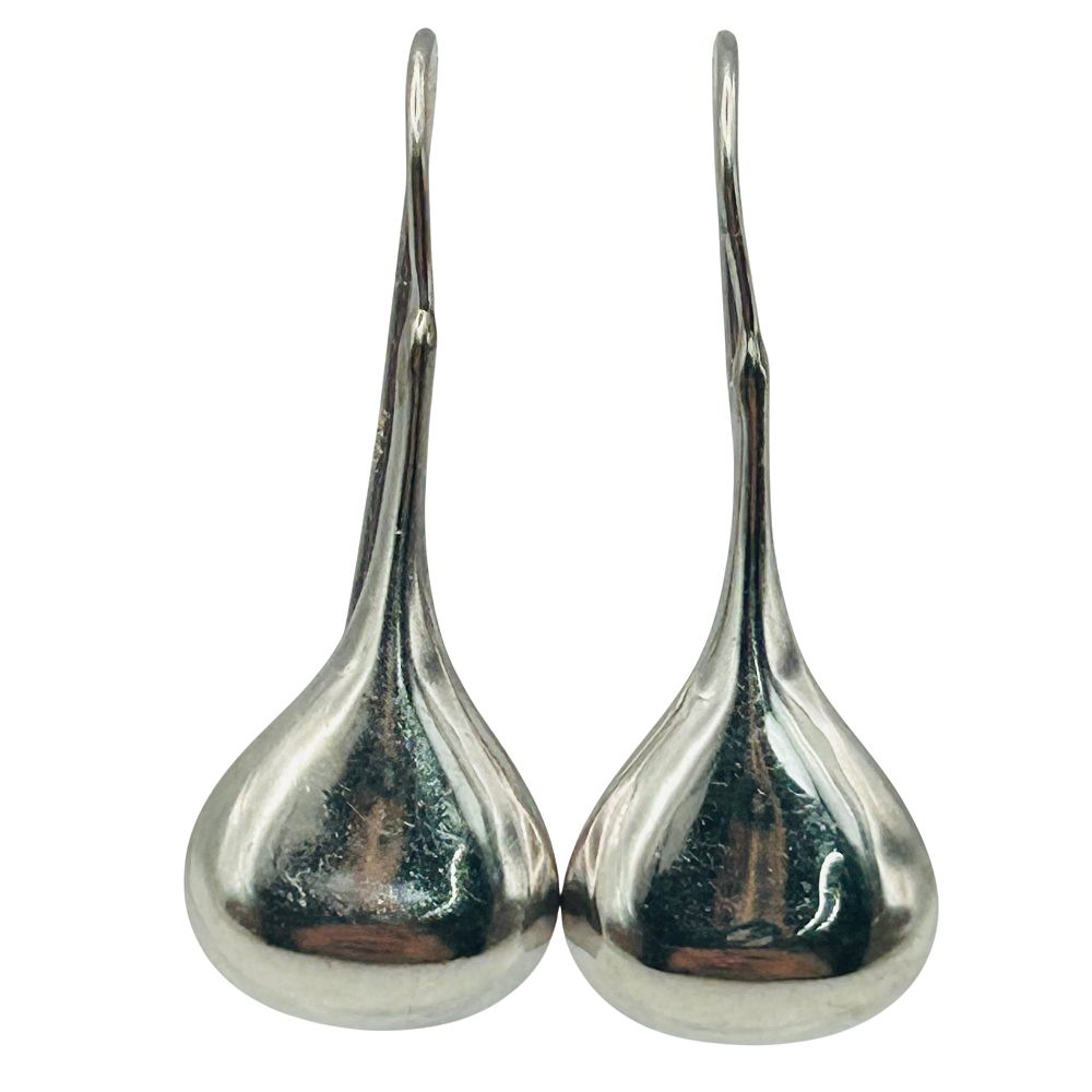 Lot 220: Sterling Hook Back Earrings