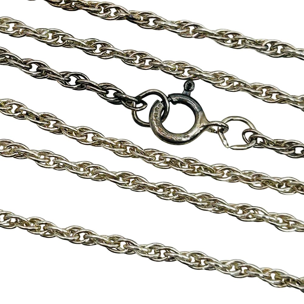 Lot 227: Sterling Rope Chain Necklace