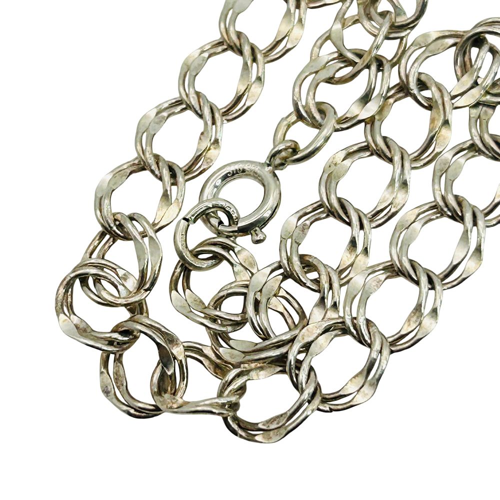 Lot 239: Prochain Sterling Double Curb Chain Bracelet