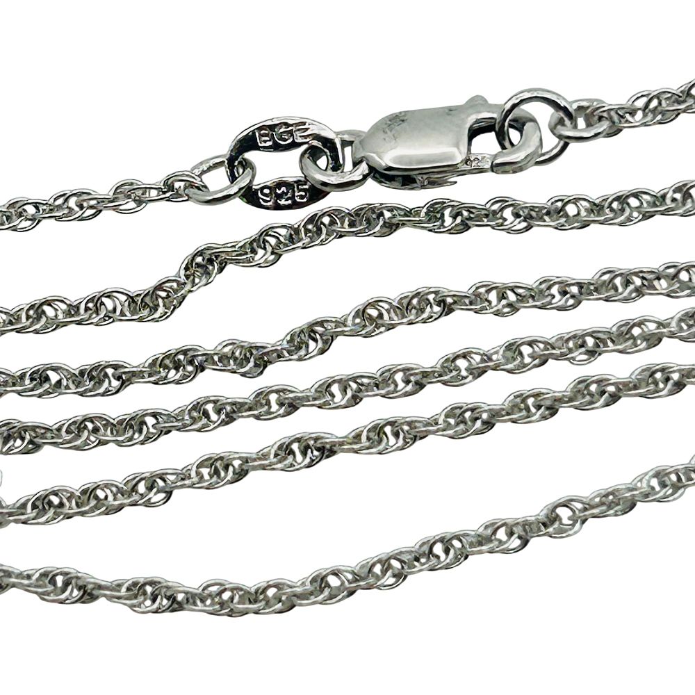 Lot 468: BGE Sterling Rope Chain Necklace
