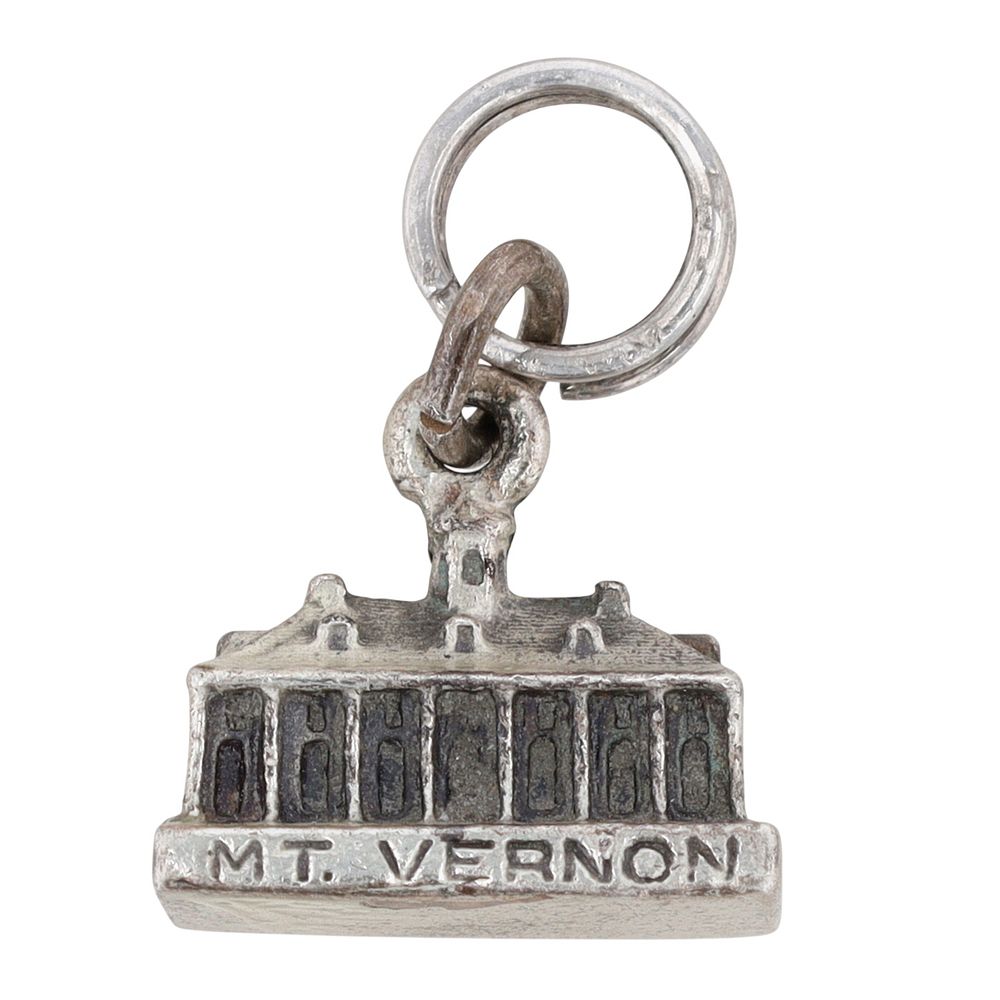 Lot 191: Sterling Mt Vernon Charm 3.9g