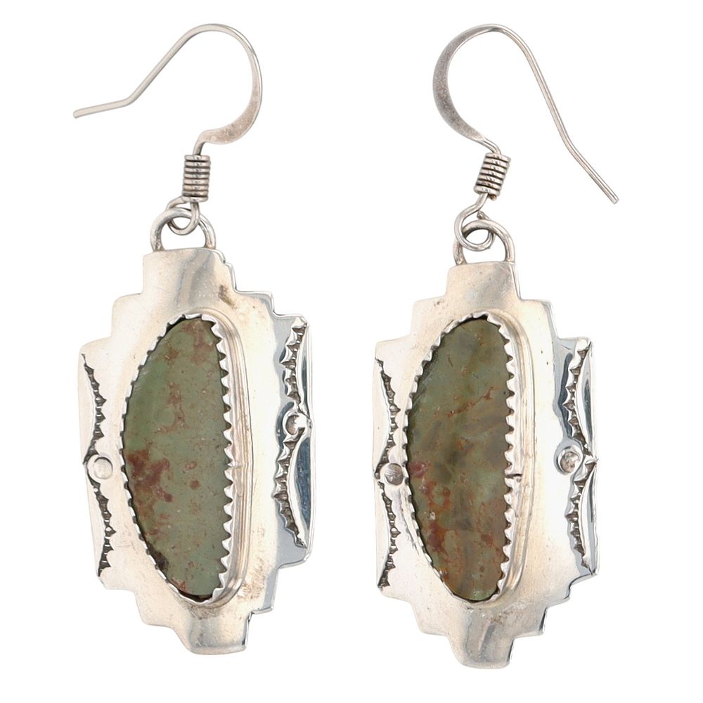 Lot 456: Navajo Sterling Turquoise Earrings