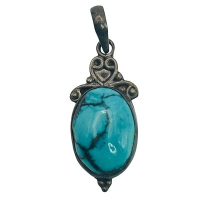 Sterling Turquoise Pendant. Sterling turquoise pendant. 2.6g