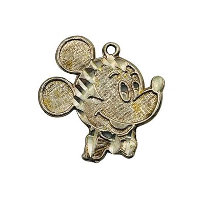 Vintage Sterling Mickey Mouse Pendant. 1.4g