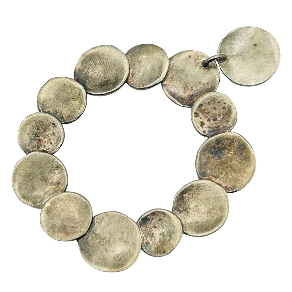 Lot 457: Signed Sterling Round Pendant