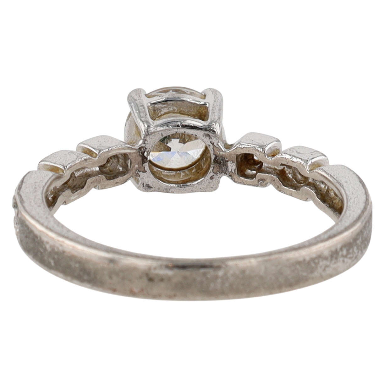 Ross Simons Sterling Silver CZ Solitaire Ring Size 7