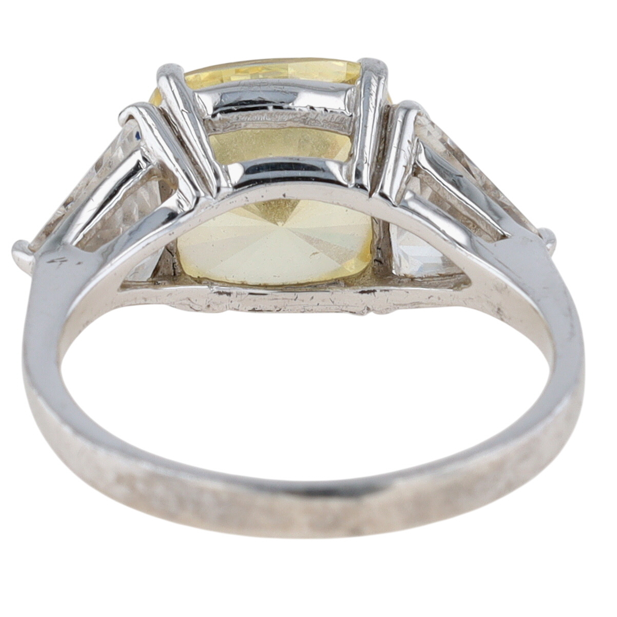 Pink Reef Sterling Silver Rhinestone Two Tone Ring Size 5.75
